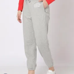 GAP Grey Cotton Solid Joggers image 1