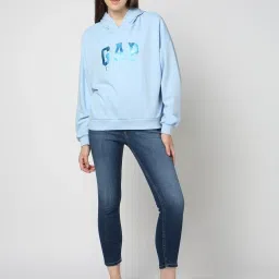 GAP Blue Blended Solid Jeans image 1