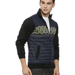 Campus Sutra Navy Full Sleeves Sweatshirt image 3