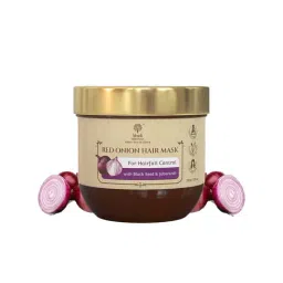 Khadi Essentials Red Onion Hair Mask with Black Seed Oil for Hairfall Control - 200 gm-picture-29