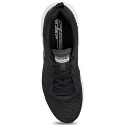 Skechers Men's GO RUN SUPERSONIC Black White Running Shoes image 4