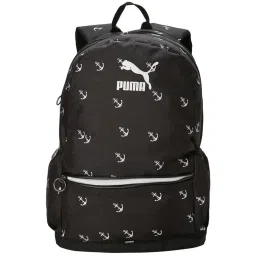 Puma Black Printed Laptop Backpack image 1