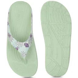 Floatz by Bata Women's TH 1.1 E 24 Green Flip Flops image 4