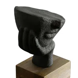 Ellementry Black Ecomix Restive Face Sculpture image 3