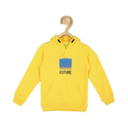 Allen Solly Junior Yellow Graphic Print Sweatshirt image 1