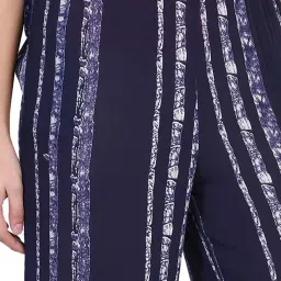 Aditi Wasan Blue Regular Fit Elasticated Pants image 5