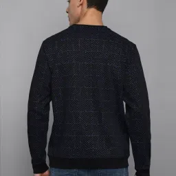 Allen Solly Black Cotton Regular Fit Printed Sweatshirts image 2