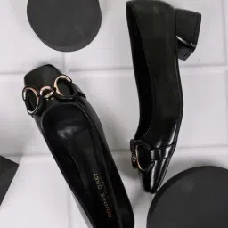 Ronnie Grey Women's Black Casual Pumps-image-33