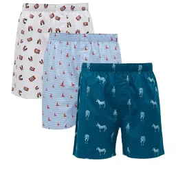 XYXX Multicolor Printed Boxers - Pack Of 3 image 1