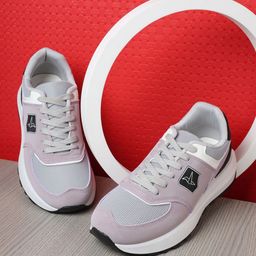 yoho CAS 106 Women Colourblocked Round Toe Lace Ups Sneakers-picture-3