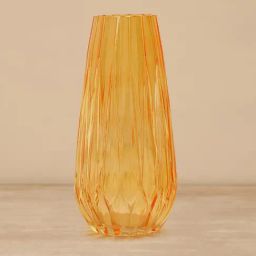 Pure Home and Living Yellow Glass Textured Vases-picture-21