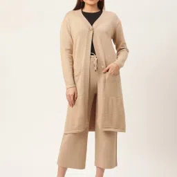 Rooted Beige Long Shrug image 1