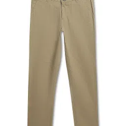 Cantabil Boys Olive Solid Trousers image 1