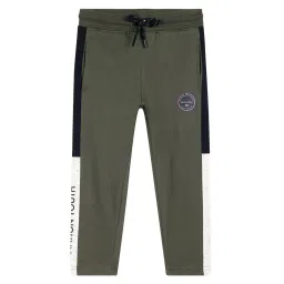 Cantabil Kids Olive Solid Trackpants image 1