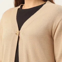 Rooted Beige Long Shrug image 5
