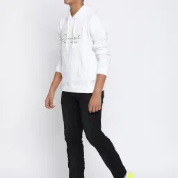 Lil Tomatoes Kids White Graphic Print Full Sleeves Sweatshirt image 5