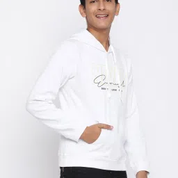 Lil Tomatoes Kids White Graphic Print Full Sleeves Sweatshirt image 3