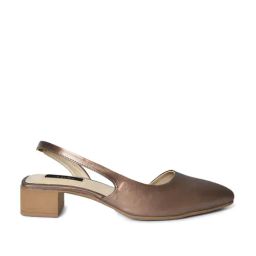 Aurelia Women's Metallic Sling Back Sandals-image-74