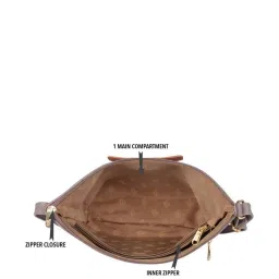 Baggit Purple Solid Medium Sling Handbag image 4