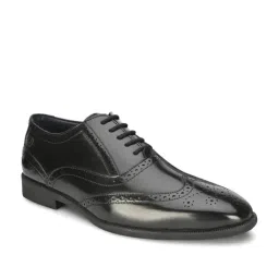 Alberto Torresi Men's Black Brogue Shoes image 2