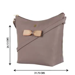 Baggit Purple Solid Medium Sling Handbag image 5