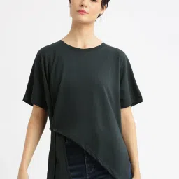 showoffff SHOWOFF Green Cotton T-Shirt image 1