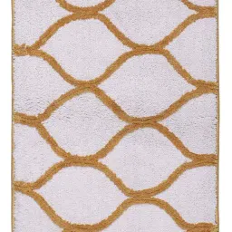 Saral Home Haven Brown & Grey Microfibre Antiskid & Washable Bath Mat - Set of 2 image 2