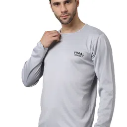 Vimal Jonney Grey Regular Fit T-Shirt image 3