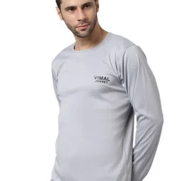 Vimal Jonney Grey Regular Fit T-Shirt image 4
