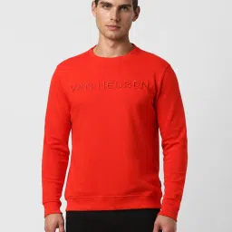Van Heusen Sport Orange Regular Fit Sweatshirt image 1