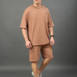 Club York Brown Solid Shorts image 1