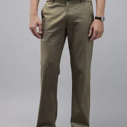 U.S. Polo Assn. Men Riley Straight Fit Self Design Textured Trousers-picture-31