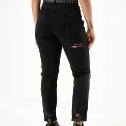 American Eagle Outfitters Black Lightly Washed Jeans image 2