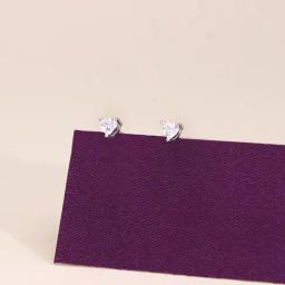 Kai Jewel Special Hearts Silver Earrings for Women-picture-0