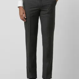 Van Heusen Grey Slim Fit Trousers image 1