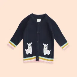 Pantaloons Baby Navy Printed Full Sleeves Sweater-picture-24
