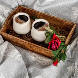 Swayam Ananda Grey & White Pure Cotton 200 TC Floral Design Double King Bedsheet Set image 5