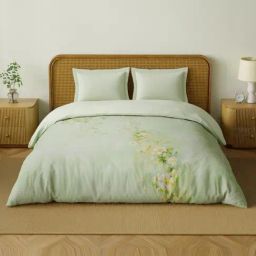 Spaces Cotton Green Floral 180 TC Double Size Quilts & Comforters-picture-23