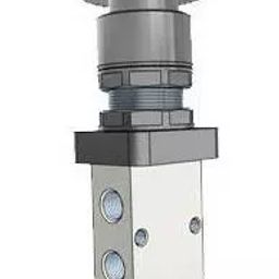 Techno S3PL-08 6.35 mm (1/4 inch) 3/2 Way Mushroom Lock Push Button Valve-picture-8