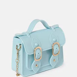 HAUTE SAUCE by Campus Sutra Suede Structured Sling Bag image 4