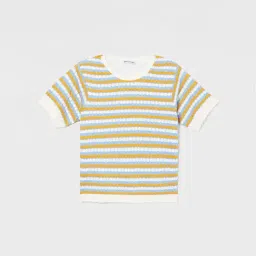 Fame Forever by Lifestyle Girls Multi Cotton Striped Top-image-69
