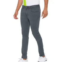 Being Human Grey Solid Mid Rise Jeans image 3