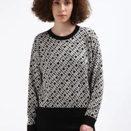 TOMMY HILFIGER Black Printed Sweatshirt-picture-6
