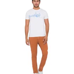 Being Human Tan Solid Mid Rise Jeans image 5