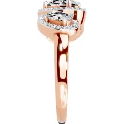 Sparkles Lab Grown Diamond 14k (585) Rose Gold Ring for Women image 5