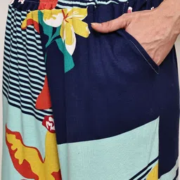 ETC Pack Of 2 Printed Cotton Mid-Rise Lounge Pants image 2