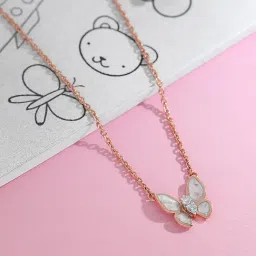 malabar gold and diamonds Malabar Gold & Diamonds 18k Rose Gold Pendant For Kids-picture-40