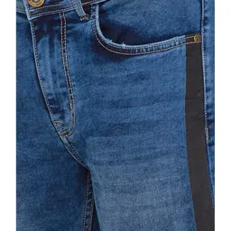 Being Human Blue Mid Rise Lightly Washed Solid Jeans image 4