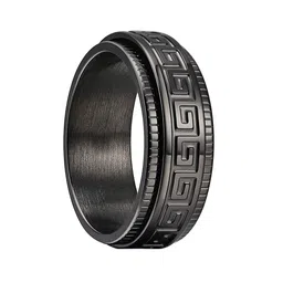 MEENAZ Men Silver-plated Stainless Steel Band Ring-picture-44