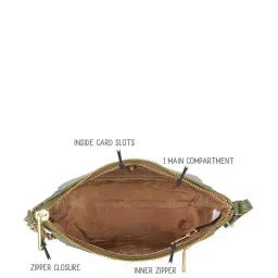 Baggit Green Printed Medium Sling Handbag image 4